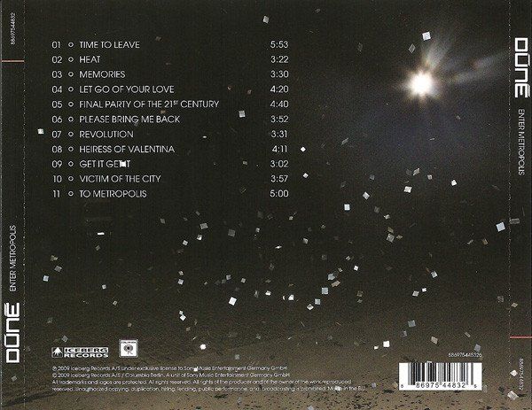 CDs: Dúné – Enter Metropolis – D'occasion à Uzwil par visions77 1