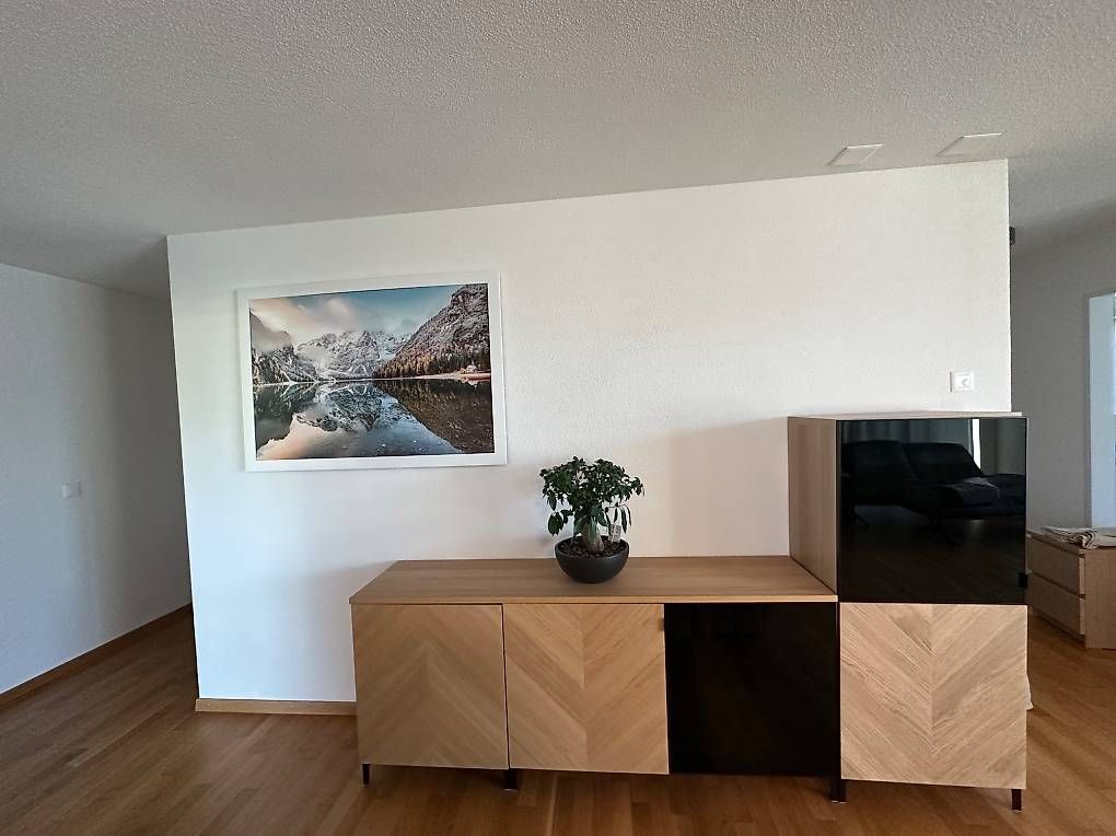 Ikea Cassettiere: 2-teilige Ikea Besta mit Holzfront und Platte – Usato da Grenchen venduto da bla_lyt6 1