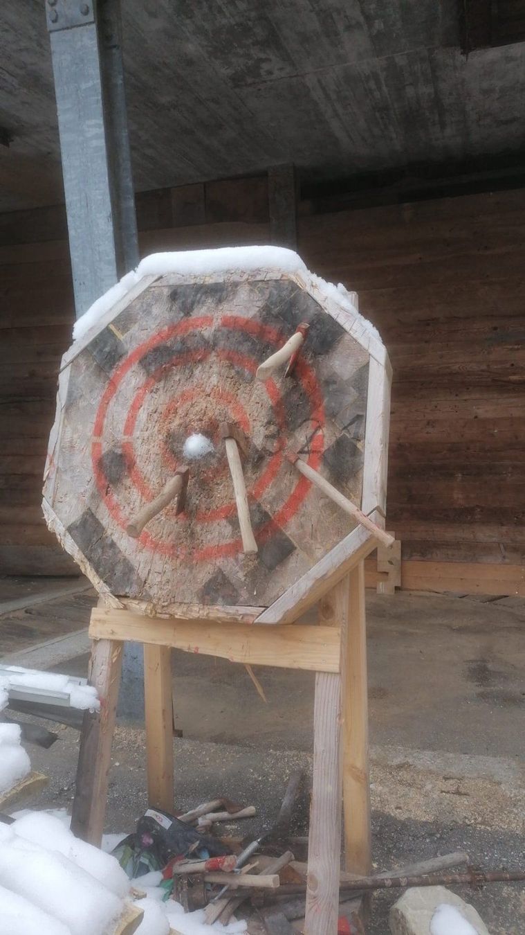 Articoli in legno: Axtwurfscheibe, Messerwerfen Holzscheibe – Nuovo (secondo la descrizione) da Grünenmatt venduto da Lerchholz 4
