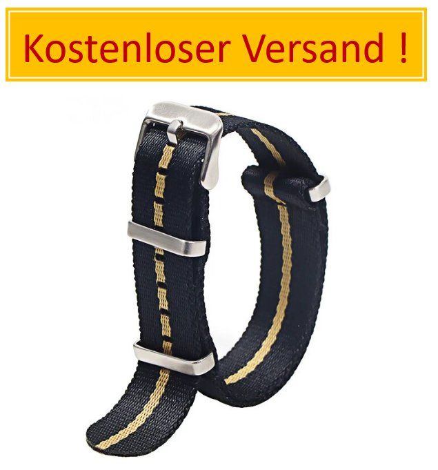 MiLTAT Uhrenarmband Metall 20 Mm – Gerades Ende, Asteroid QR-Schnellwechsel, Für Universaluhren