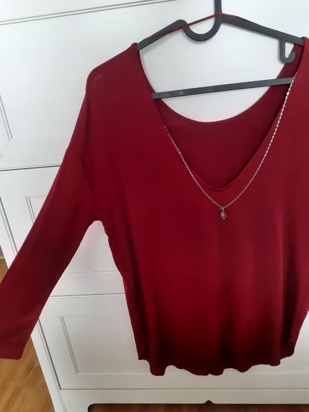 Stradivarius Camicette: Burgundy blouse from Stradivarius – Usato da Basel venduto da n23_j8jr 1