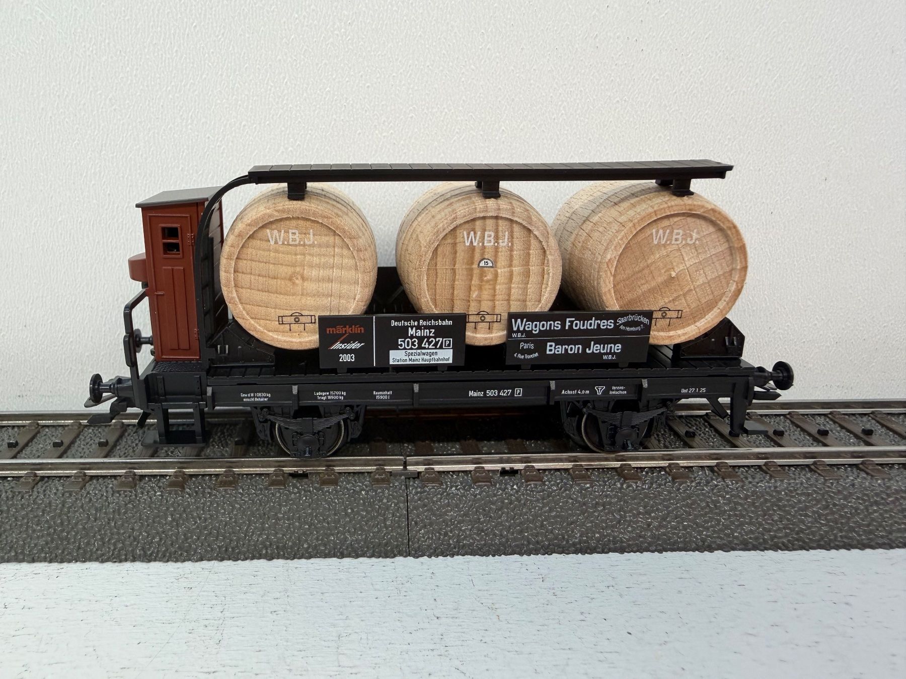 Märklin Modellini di ferrovie: Märklin 46744 Güterwagen Jahreswagen 2003 – Usato da Büsserach venduto da ModellbahnDepot 2
