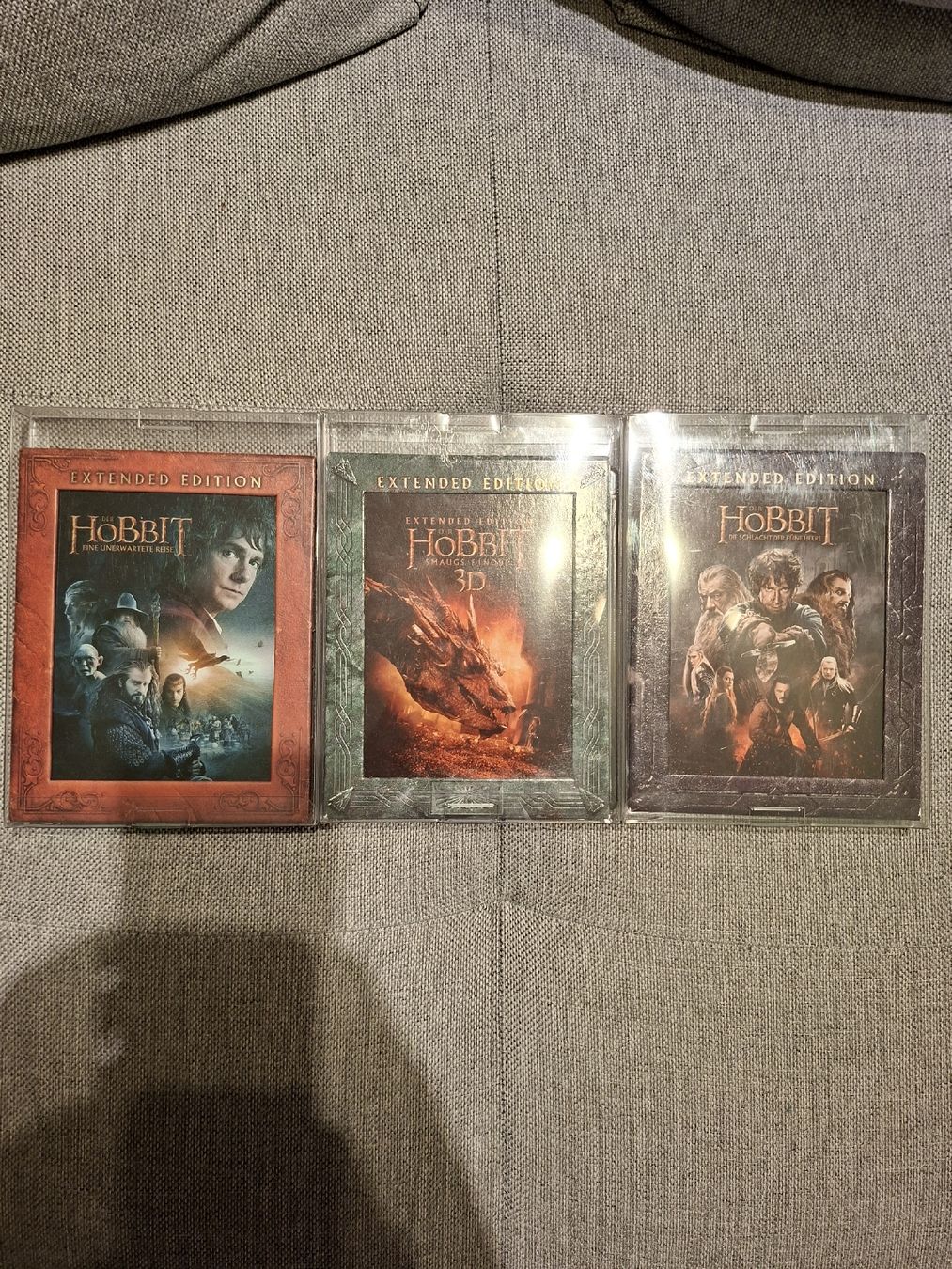 Tutti i DVDs: Der Hobbit Extended Edition Blu-ray Trilogie – Usato da Luzern venduto da LukiMeini