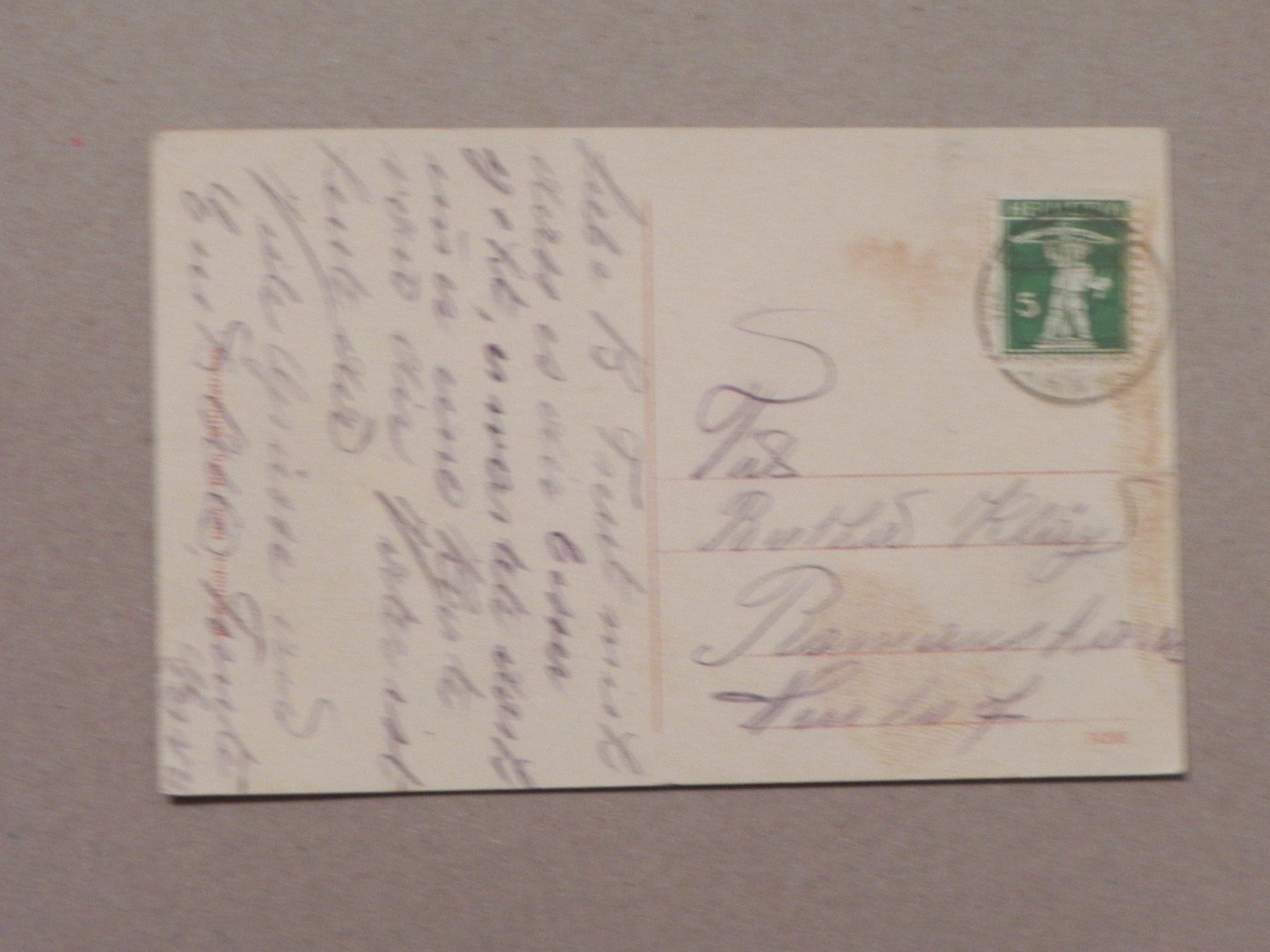 Cartoline postali: Karte Bern BE Eidg. Schützenfest 1910 – Usato da Siebnen venduto da krimsie 1