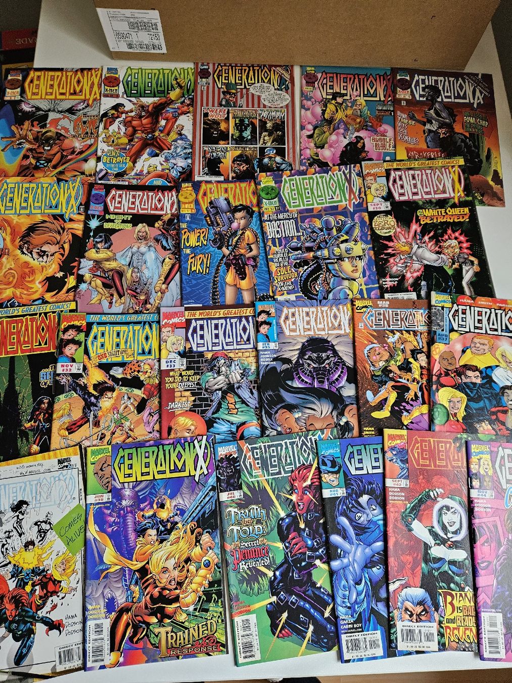 Fumetti: 22x  Generation X / Marvel Comics / Lot Sammlung – Usato da Oberdorf BL venduto da BaldenEagle