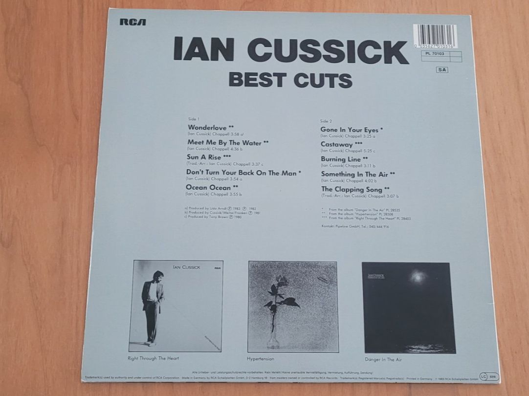 Dischi in vinile: LP  Ian Cussick – Usato da Martigny venduto da MZ-67 1