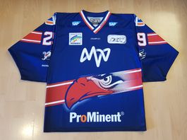 Mannheim Adler Eishockey Trikot, Grosse L, Nr. 29- Reul