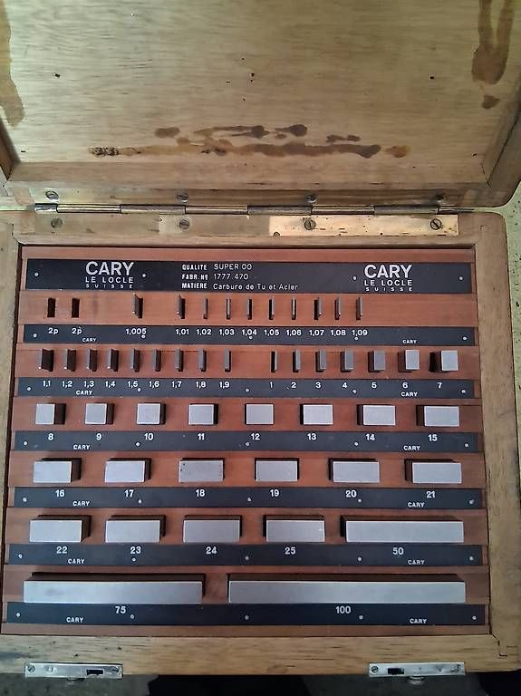 Misurare: Jeu de cales étalon CARY  – Usato da Le Locle venduto da los_ws58