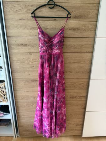Vera Mont Kleid pink-lila blumig Grösse S-M / NEU
