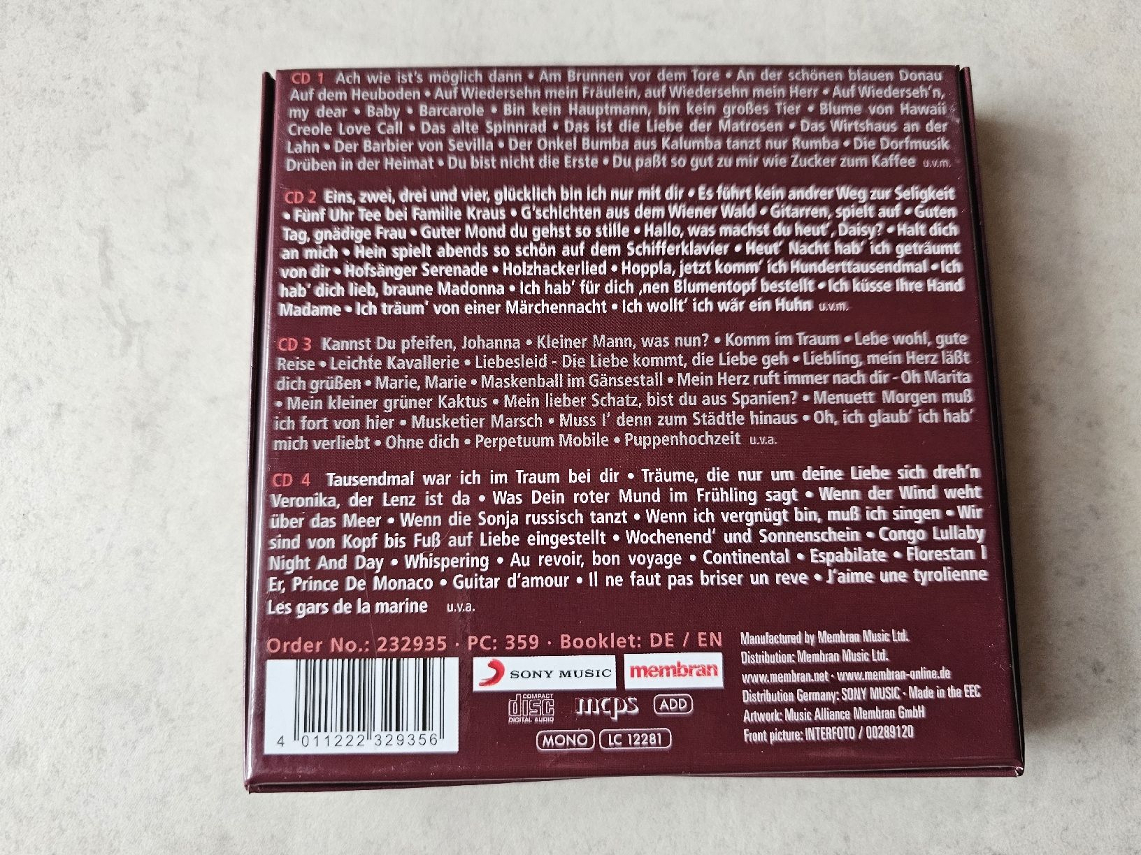 CD: Comedian Harmonists  /  4 CD Set + Booklet – Usato da Schneisingen venduto da backstore24 1
