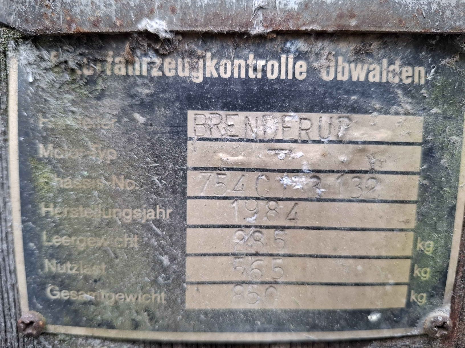 Brenderup Rimorchi: Brenderup Anhänger – Difettoso da St.Niklausen venduto da xMach31x