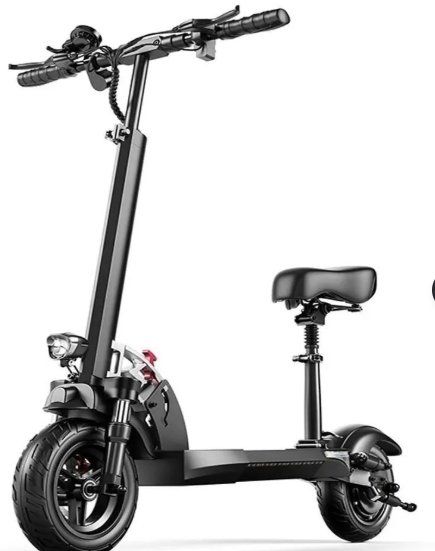 Scooter Mit Sitz & Bluetooth - 21,6cm Go-Kart Mit LED-Lichtern Für Kinder & Erwachsene