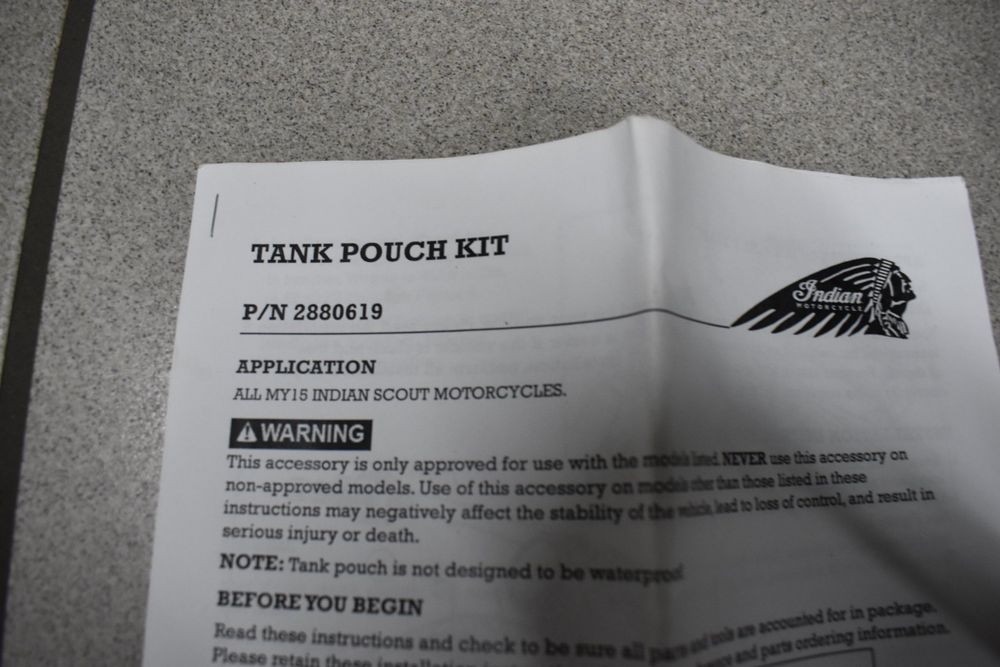 Tank Pouch Kit Indian Kaufen auf Ricardo