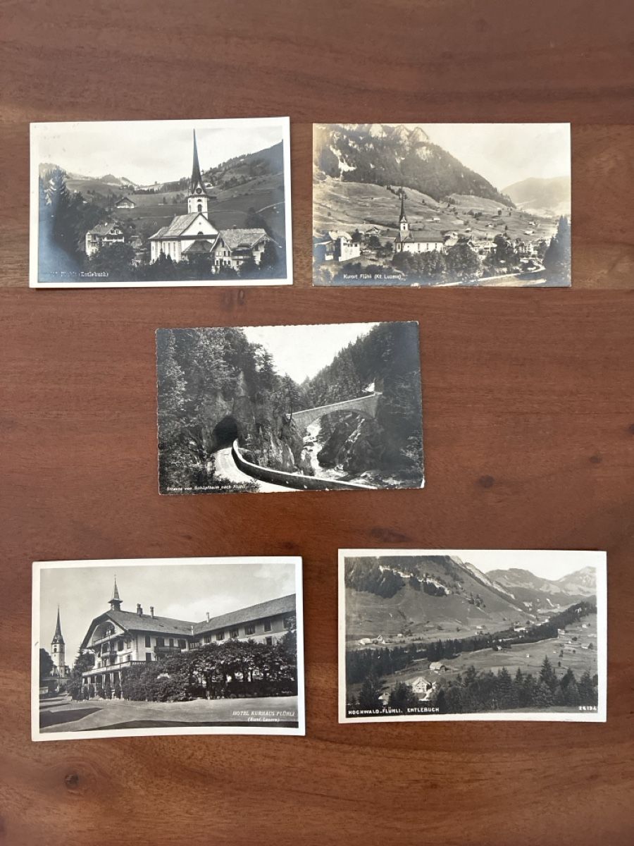 Cartoline postali: 10 Ansichtskarten Schweiz von Flühli LU – Usato da Oftringen venduto da Cla.vD.74