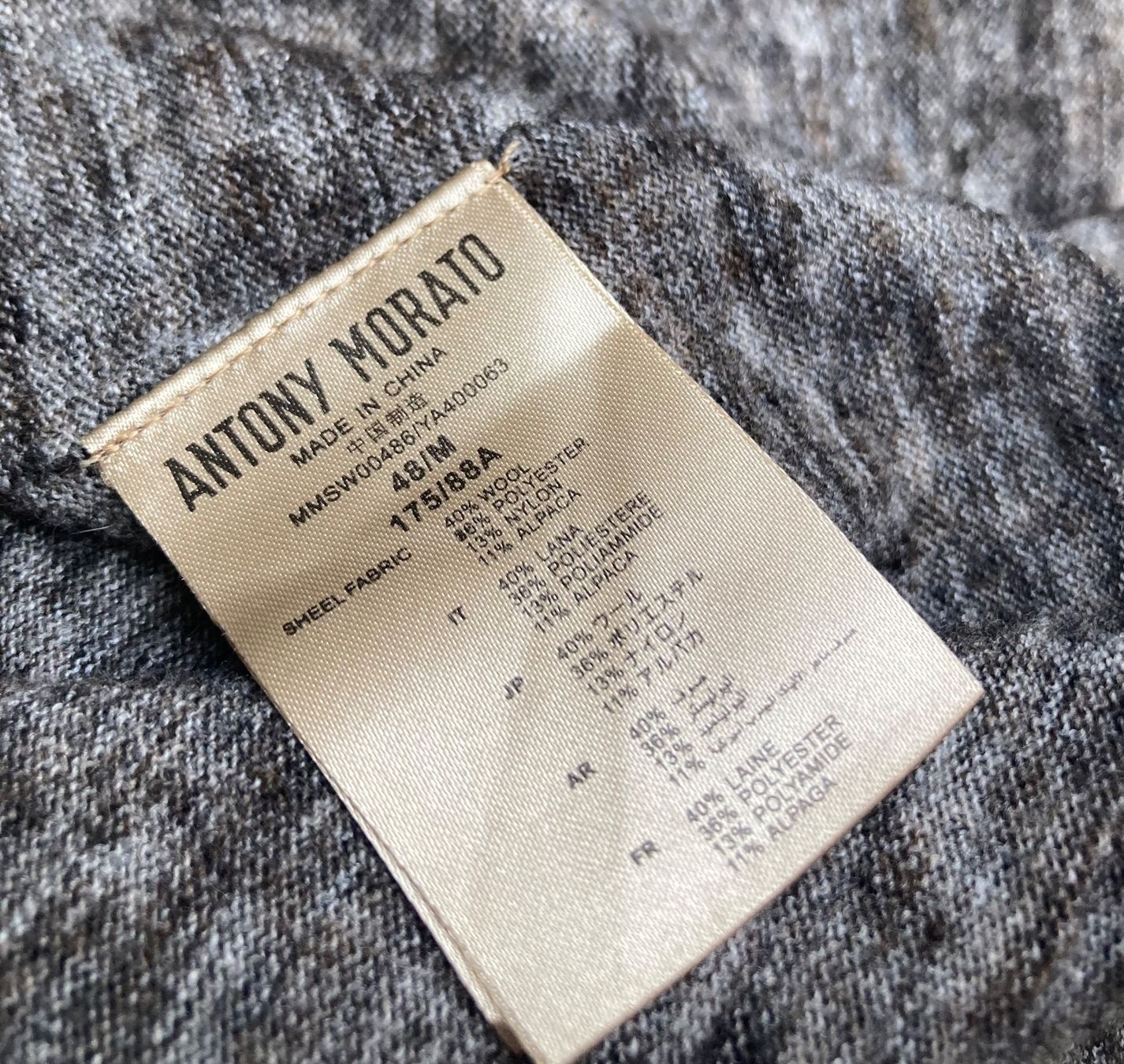 Maglioni & Felpe: Antony Morato Pullover mit Wolle Gr.M – Usato da Unterägeri venduto da Jutka_04 4