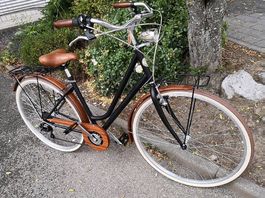 Citybike Damenvelo Holzubehör