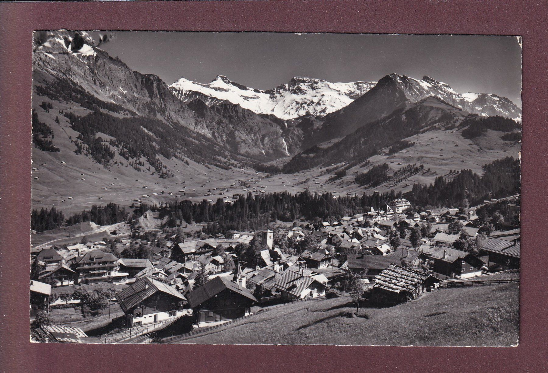 Cartoline postali: ADELBODEN - 1959 – Usato da Pully venduto da nicecards