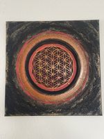 Blume des Lebens Acrylbild auf Leinwand