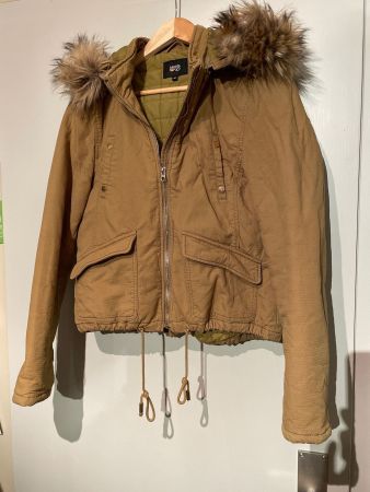 Herbst-Winter Übergangsjacke, abnehmbarer Kapuze, mega Farbe