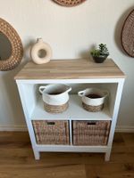 Deckplatte aus Echtholz für Ikea Kallax 2x2 Eiche