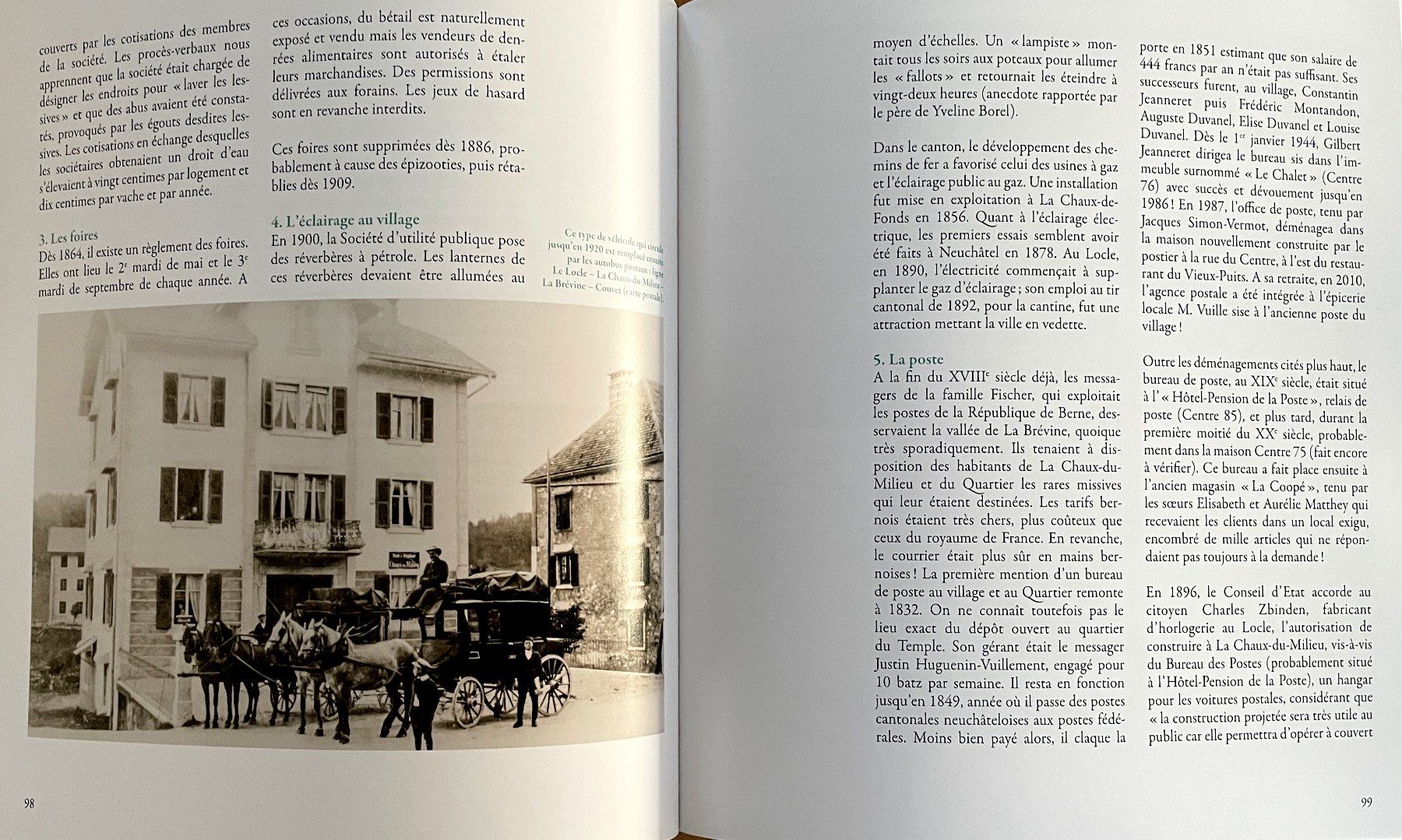 Bücher: La Chaux-du-Milieu 1825-2025 - Un bicentenaire et plusieurs – Gebraucht aus Savagnier von Ne2065 3
