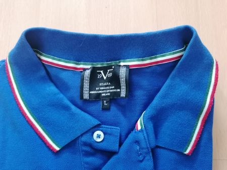 19V69 Versace Polo Grösse L in Blau