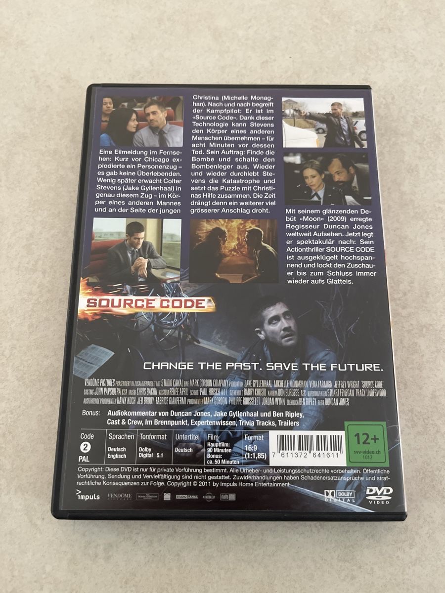 Alle DVDs: Source Code DVD ￼ – Gebraucht aus Suhr von SchnapperCH 1