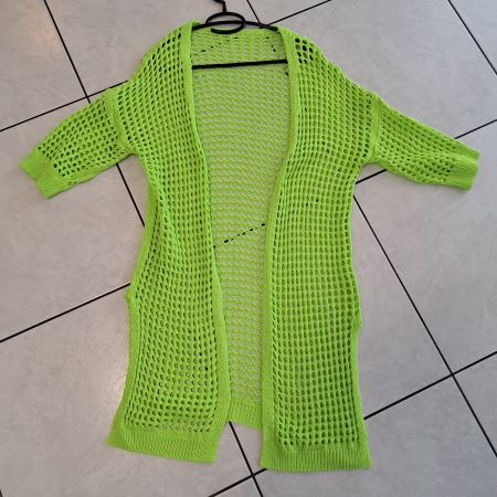 Cooles Netzjäggli lang in grün Gr. M / L
