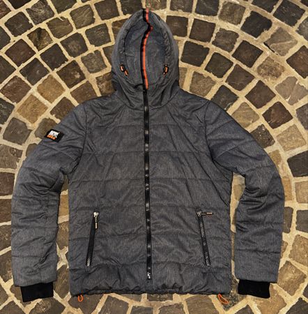 Superdry Polar Sport Winterjacke Herren XL grau