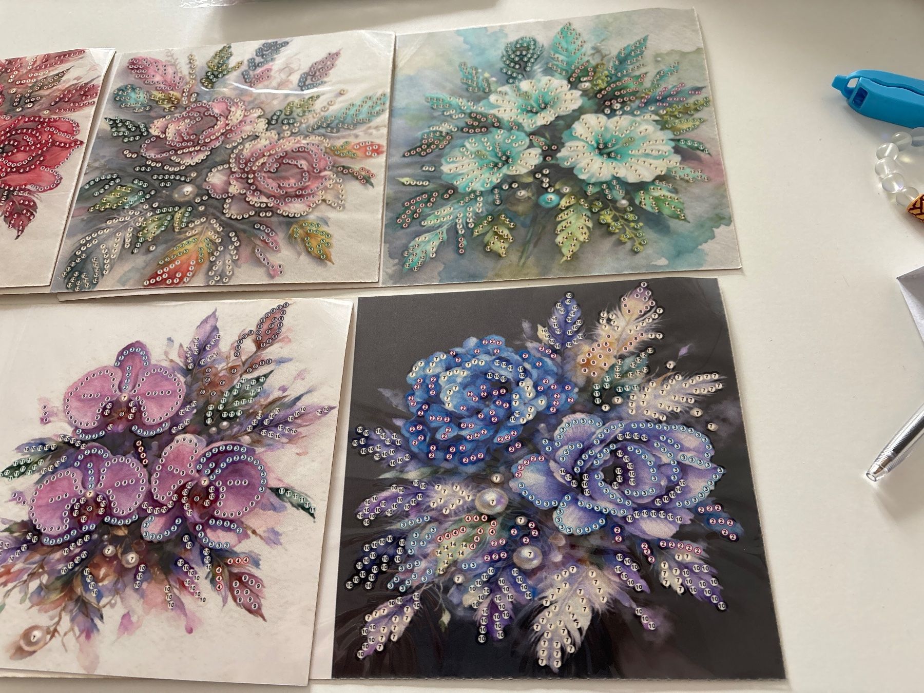 Kit bricolage: Diamant Paiting Karten – Nuovo e nell'imballaggio originale da Amriswil venduto da SCHLOSSGEISTLI 2