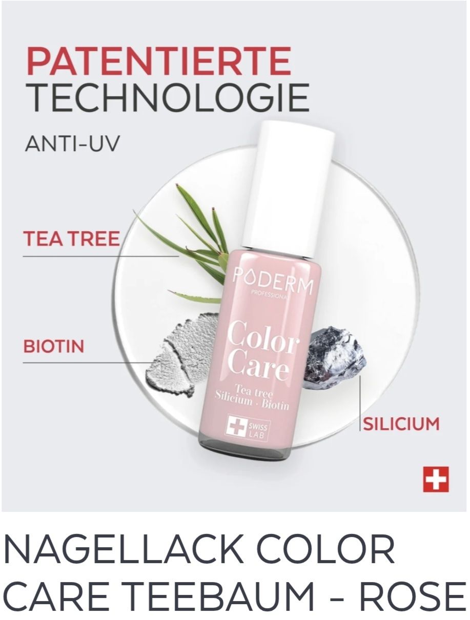 Nagellack: Poderm Nagellack Color Care Teebaum - Rose  – Gebraucht aus Niederhasli von Maluja 1