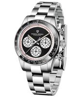 Pagani Design Yachtmaster Herrenuhr schwarzes Ziffernblatt