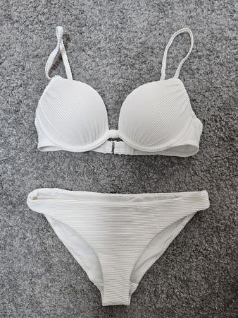 H&M Bikini weiss Grösse 75A /34 Neu und ungetragen