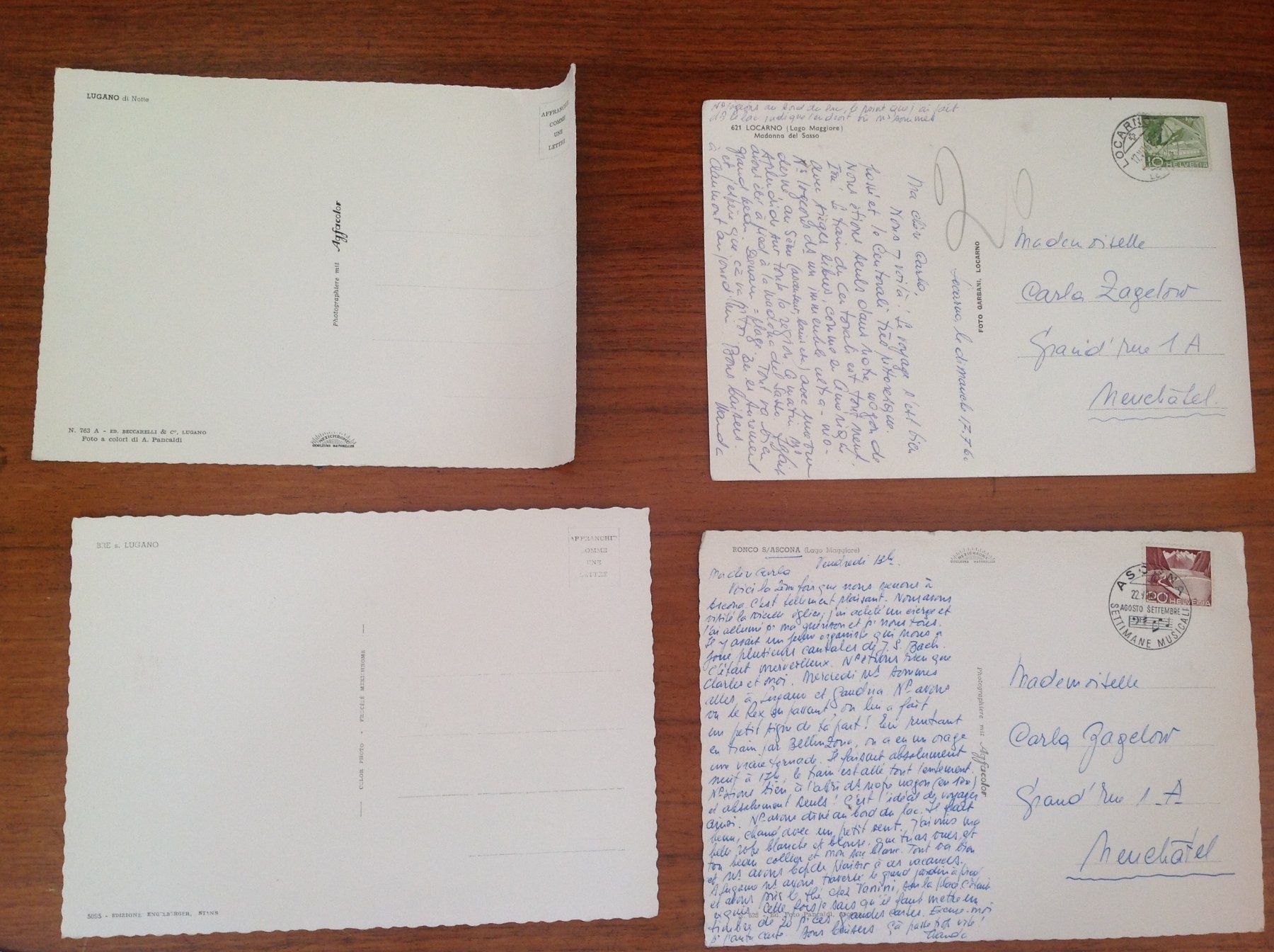 Cartoline postali: AK XL - tessin – Usato da Vuiteboeuf venduto da broticaire 2