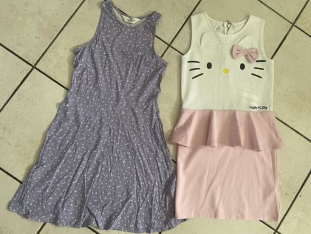 2 H&M Sommerkleider Set, Gr. 146/152, Hello Kitty Look!