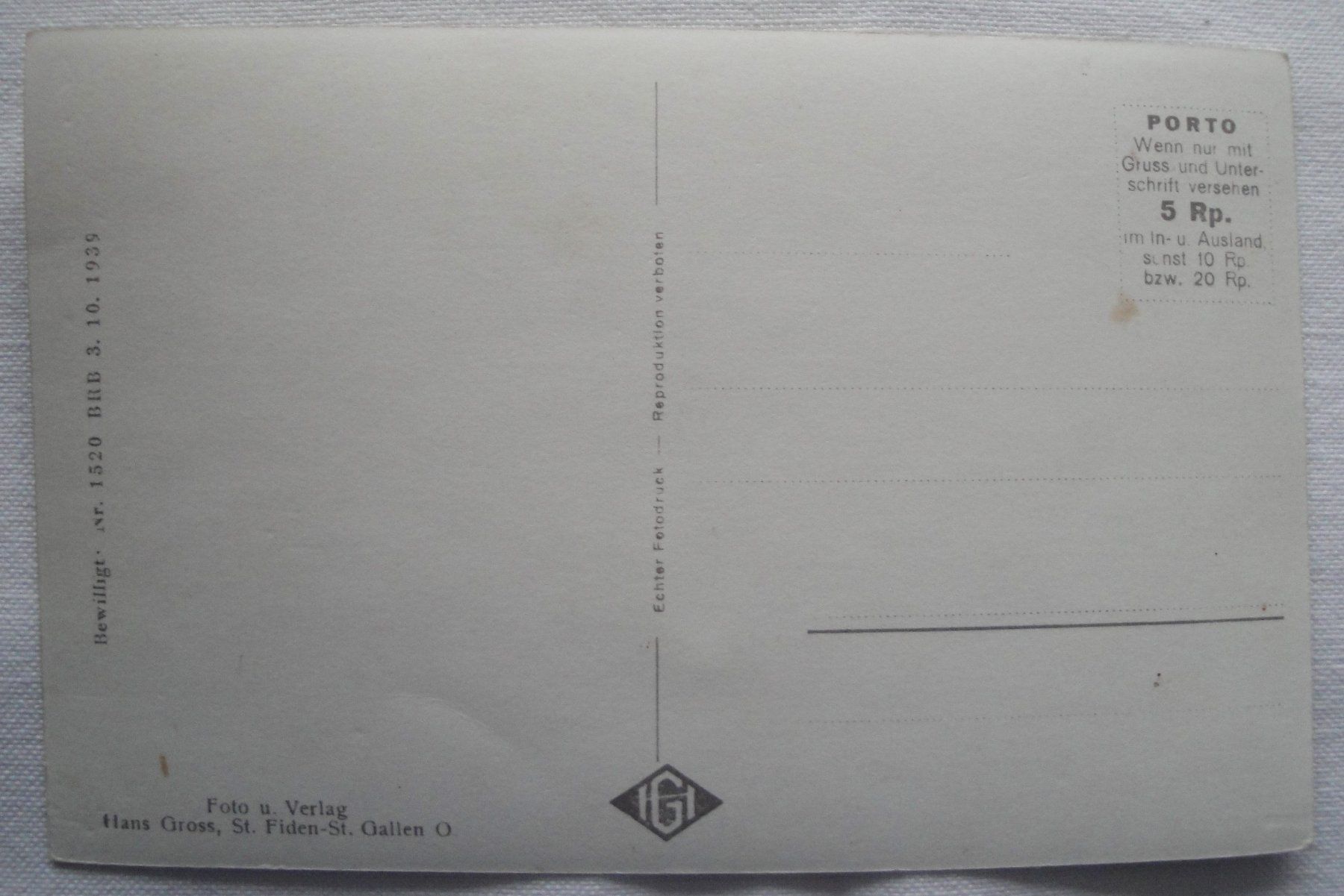 Cartoline postali: Karten-Set Ansichten von Diessenhofen – Usato da Schaffhausen venduto da Hottschili 8