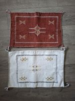 2 handgemachte marokkanische Kissenbezüge (Neu)– Boho/Berber