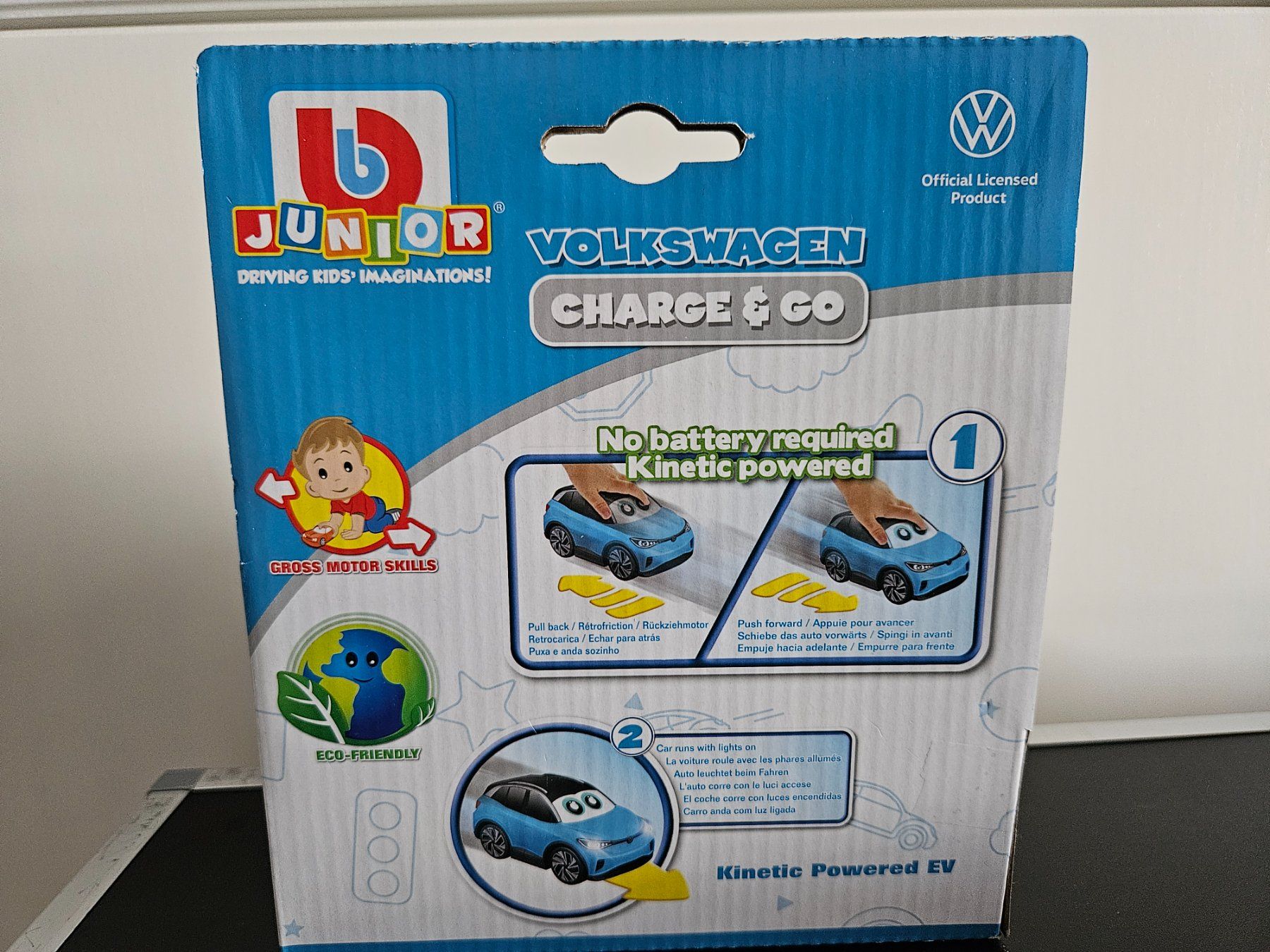 Disney Giocattoli: Neu - bbjunior - Volkswagen Charge & Go gelb – Nuovo e nell'imballaggio originale da Dagmersellen venduto da Jarsetz_Restposten 1