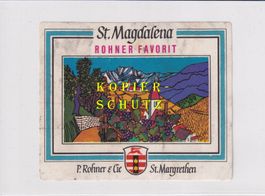 Etikette - St. Magdalena (Rohner Favorit) /bd
