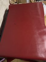 Vintage rotes pflanzlich gegerbtes Leder 1,5mm, 200*78