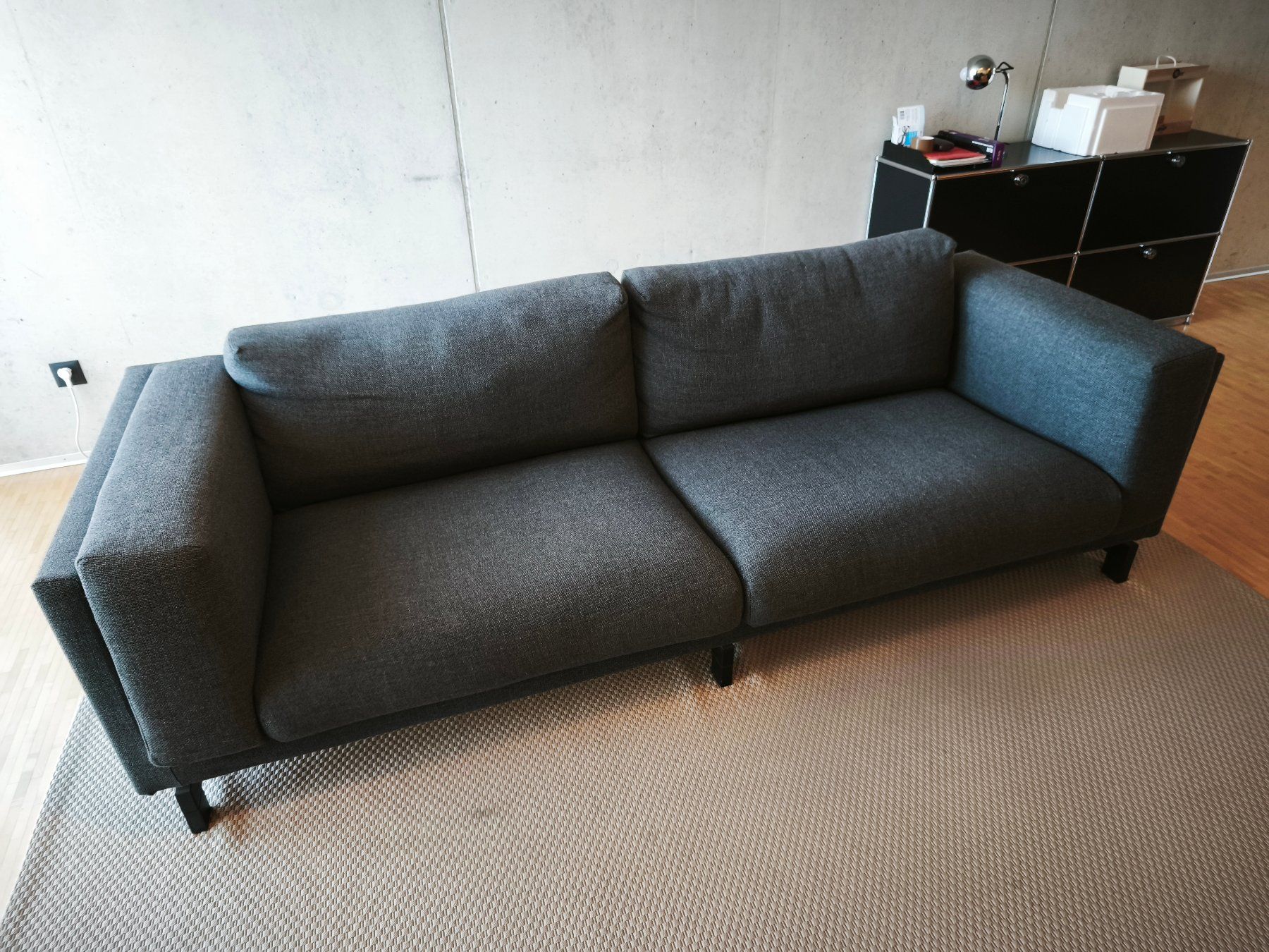 Ikea Sofas: Ikea Nockeby 3er Sofa dunkelgrau – D'occasion à Winterthur par messiha 7