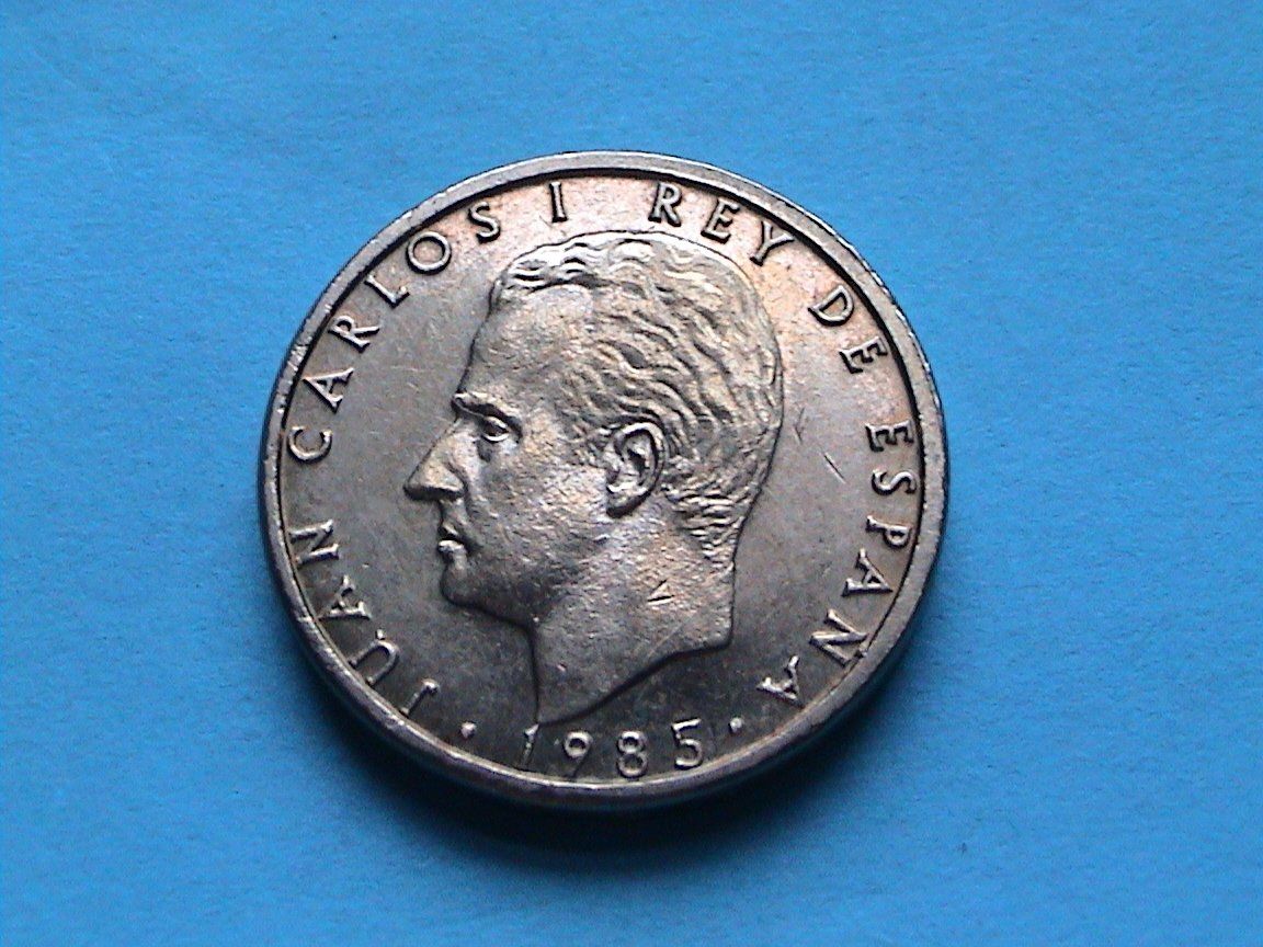 Tutti le monete: 10 Pesetas - Spanien - Carlos - 1985 – Usato da Reinach BL venduto da Dexy62