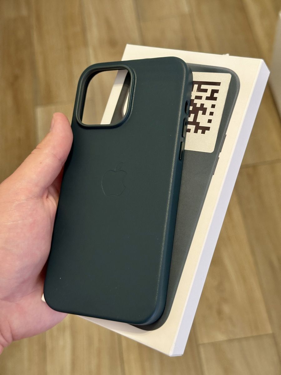 Apple Cover & Protezioni schermo: New Apple Leather Case iPhone 14 Pro Max Forest Green – Nuovo (secondo la descrizione) da Viganello venduto da TechDealer 3