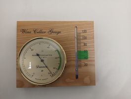 NEW! Wine Cellar Hygrometer & Thermometer - EUC! Humidity Ga