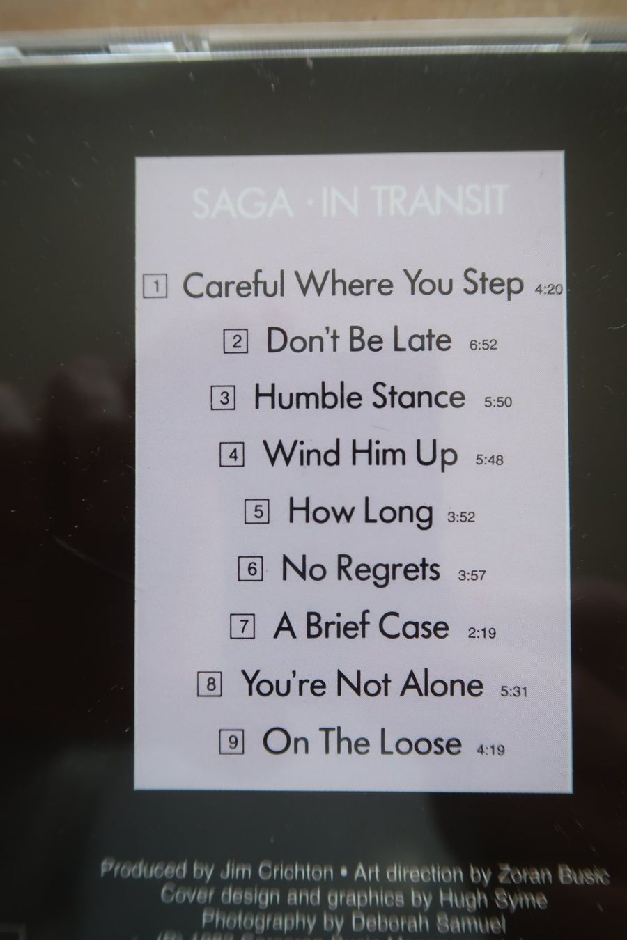 CD: SAGA - IN TRANSIT - CD – Usato da Basel venduto da Patiscat 2