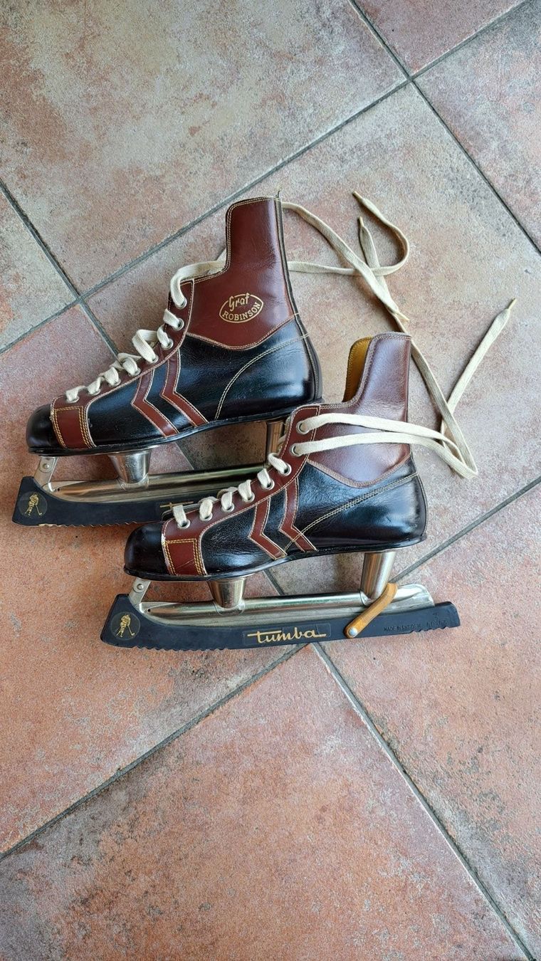 Pattini da ghiaccio: Schlittschuhe der Marke Graf – Usato da Einsiedeln venduto da BB-MORE