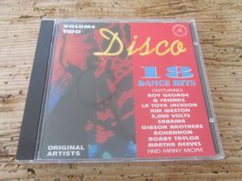 CD Disco Volume Two 18 Dance Hits diverse Interpreten