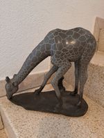 Sculpture Girafe en Pierre de Lave