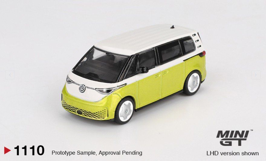 Hot Wheels Modellini d'auto: Mini GT Volkswagen ID. Buzz - 1110 – Nuovo e nell'imballaggio originale da Flawil venduto da HeisseReifen 1