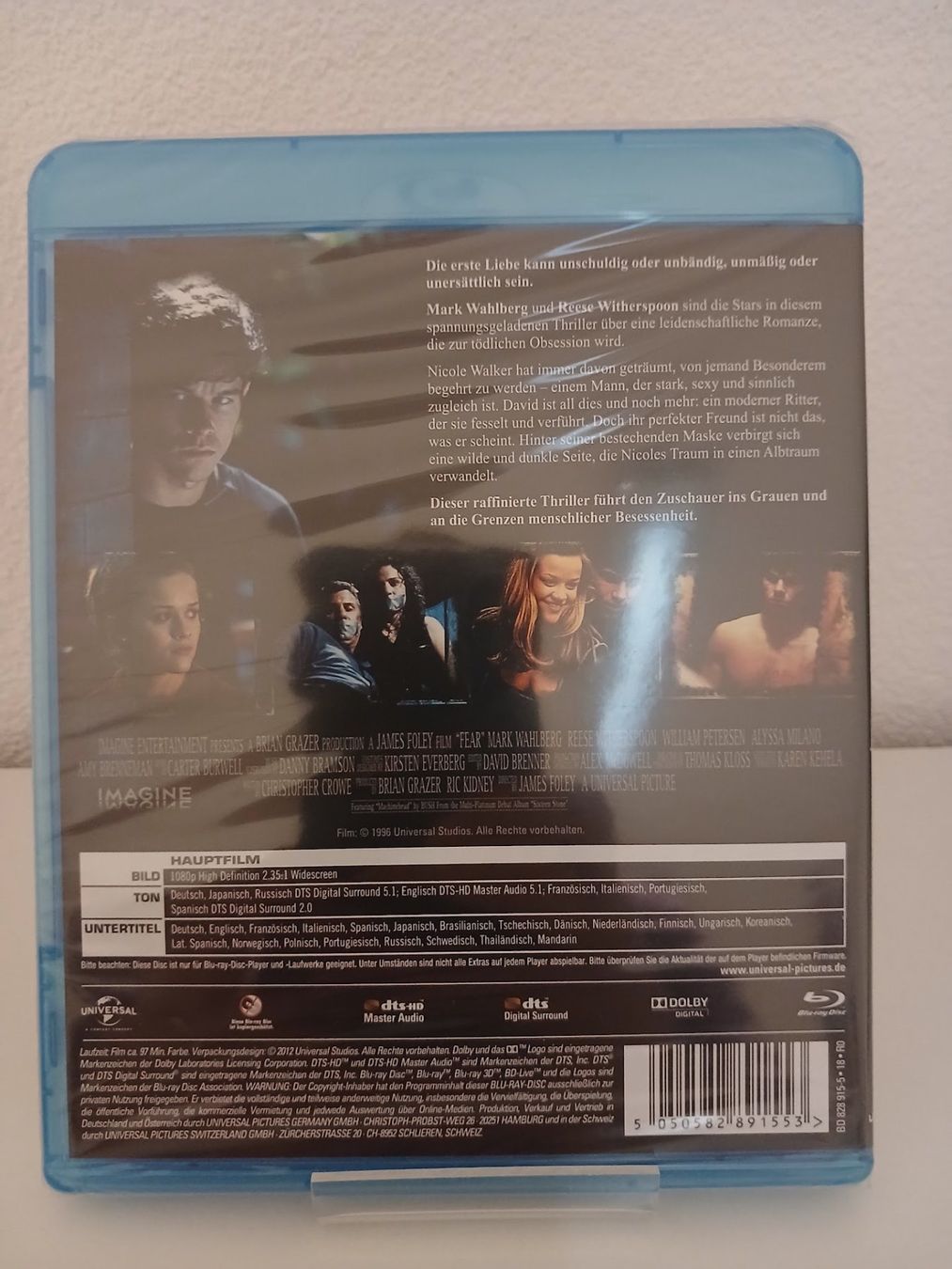 Tous les DVDs: Fear Bluray neu – Neuf avec emballage d'origine à St. Margrethen SG par SamusAran 1